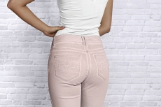 Damen-Jeans (sandrose)
