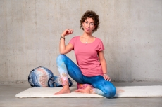 Shirt &quote;Triangle&quote; peach