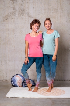 Shirt &quote;Triangle&quote; - blue-breeze