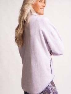 Baumwollfleecejacke &quote;Mena&quote; - flieder