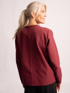 Canvasjacke &quote;Navun&quote; - tiefrot