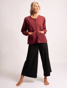 Canvasjacke &quote;Navun&quote; - tiefrot