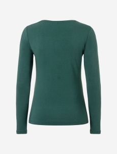 Langarm-Shirt &quote;Mabu Chakra&quote; - smaragd