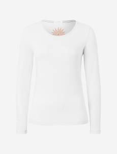 Langarm-Shirt &quote;Mabu Chakra&quote; - wei�