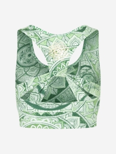 Yoga Bra Flow &quote;Bala&quote; - smaragd