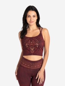 Yoga Bra Shakti - henna-rot