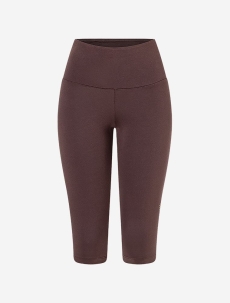 Yoga Leggings Capri &quote;Vana&quote; - braun
