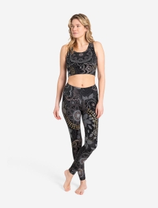 Yoga Leggings &quote;Maui&quote; - schwarz-natur