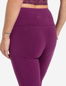 Yoga Leggings Basic &quote;Satya&quote; - viola