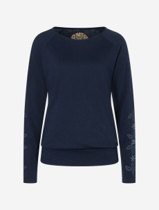 Longsleeve Shirt &quote;Priya&quote; - indiblau