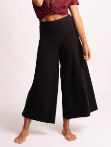 Hose Culotte &quote;Devi&quote; - vintage schwarz