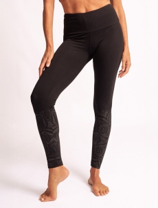 Yoga Leggings &quote;Indu&quote; - schwarz