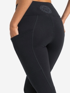 Leggings &quote;Yoga & Run&quote; - schwarz
