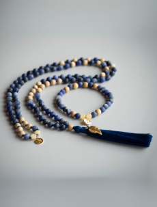 Mala-Kette - Sodalith