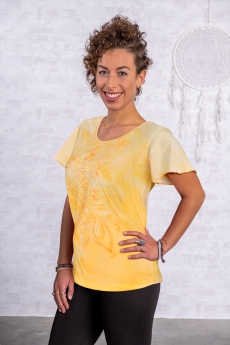 Shirt &quote;Summerfeeling&quote; - sonnengelb