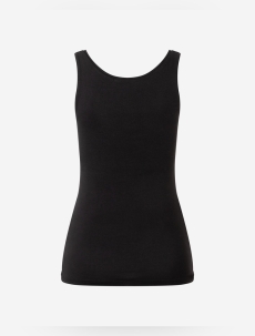 Top Bambus &quote;Blume des Lebens&quote; - schwarz