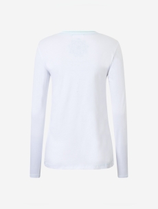 Pyjama Longsleeve wei�/mint