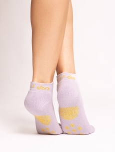 Rutschfeste Yoga Socken Adhara - flieder