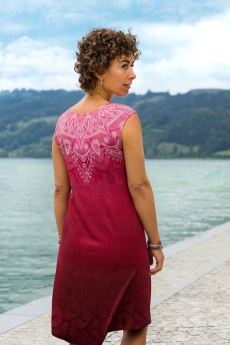 Kleid - himbeer