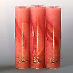 Lotus Kerze Aquarell - Rot Tne - 28cm