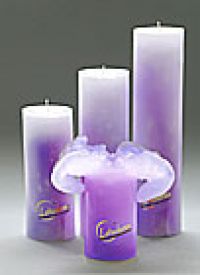 Lotus Pastell Kerze Purple Magic Gr. III - 28cm