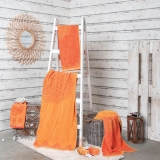 Frotteetcher Happy Flower of Life sonnengru/koralle