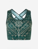 Yoga Bra &quote;Buddhi&quote; - smaragd