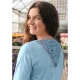 Women Shirt ¾ Arm - Peaceful Lotus - 2547