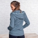 Sweatjacke women jeansblau