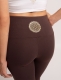 Yoga Leggings Capri &quote;Vana&quote; - braun