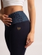 Yoga Leggings Capri Madhya &quote;Madhu&quote; - tiefblau
