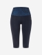 Yoga Leggings Capri Madhya &quote;Madhu&quote; - tiefblau