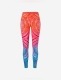 Yoga-Leggings &quote;Indian Spirit&quote; - pink-mango-blue