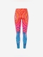 Yoga-Leggings &quote;Indian Spirit&quote; - pink-mango-blue