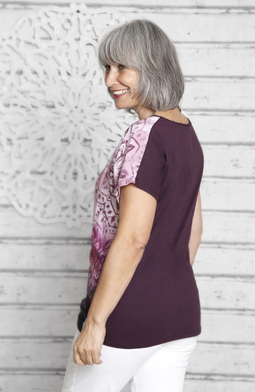 Shirt &quote;Brombeer-Sahne&quote; kurzarm