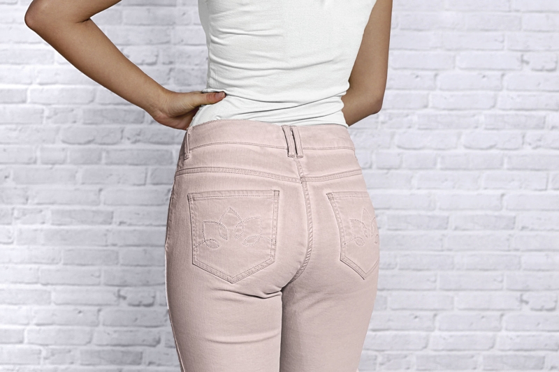 Damen-Jeans (sandrose)