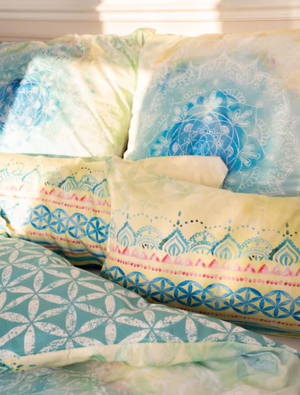 Bettw�sche &quote;Faszination&quote; Blue dream