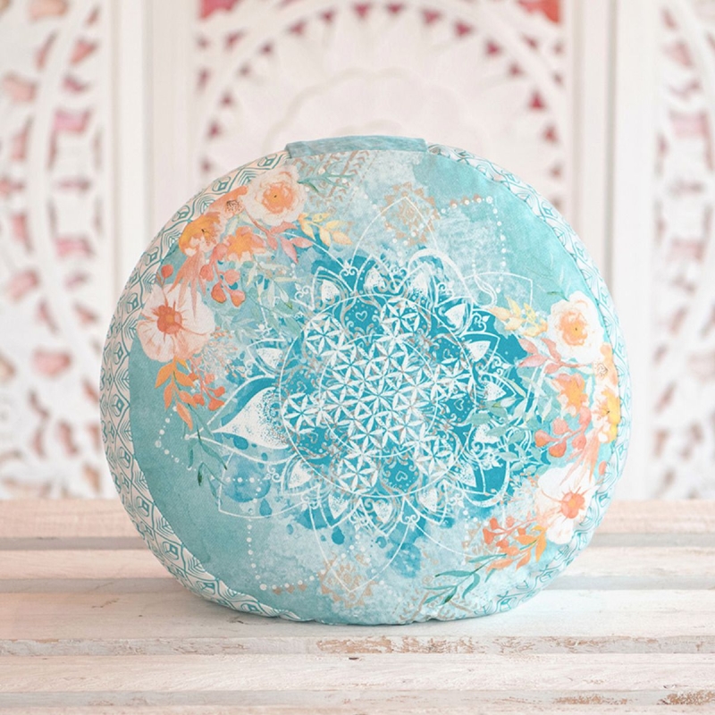 Meditationskissen jade/orange