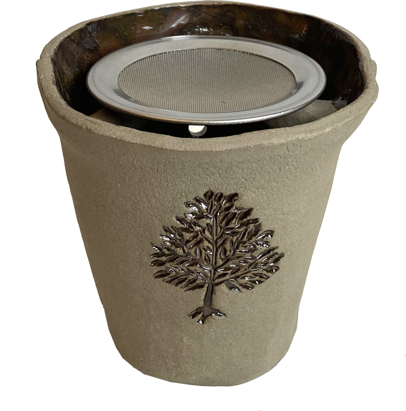 Rucherofen &quote;Weltenbaum&quote; (Kupferglanz)