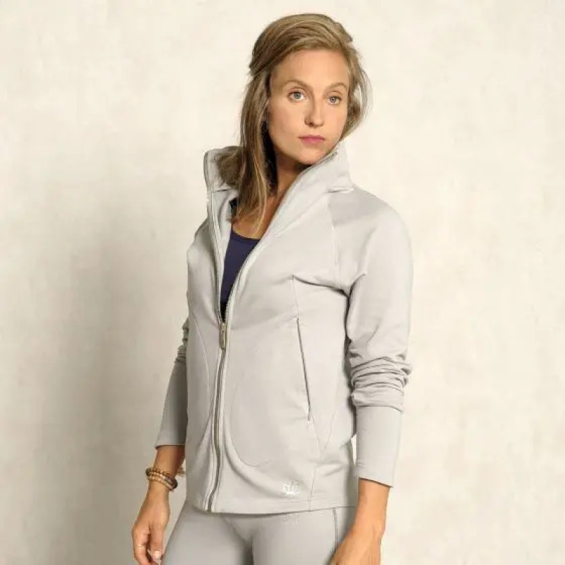 Damenjacke kieselgrau