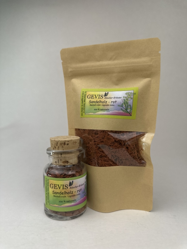 Sandelholz rot (Santali rubr. Lignum conc.)