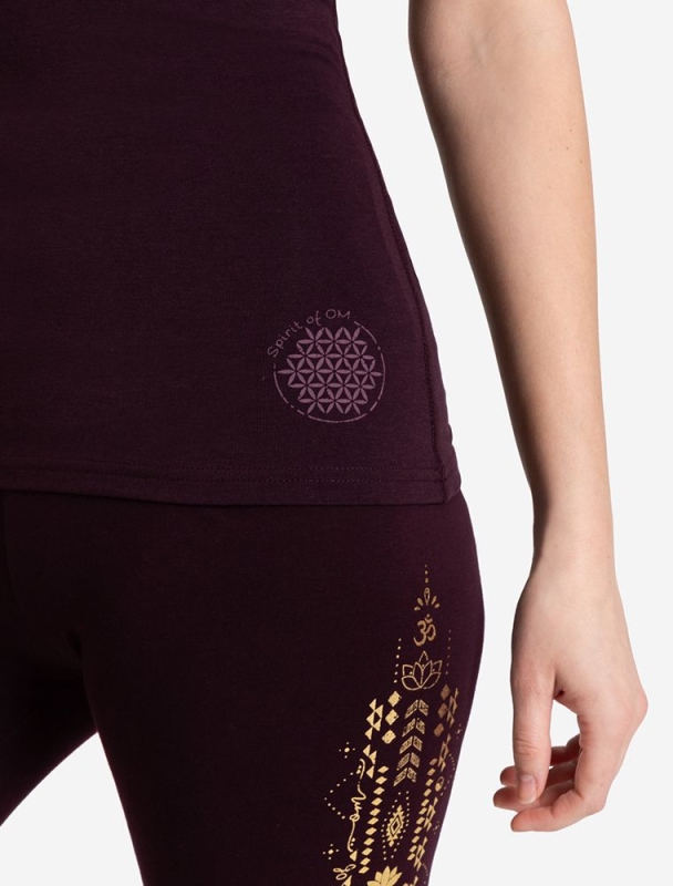 Tanktop &quote;Satti&quote; - aubergine