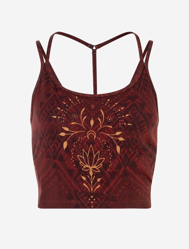 Yoga Bra Shakti - henna-rot
