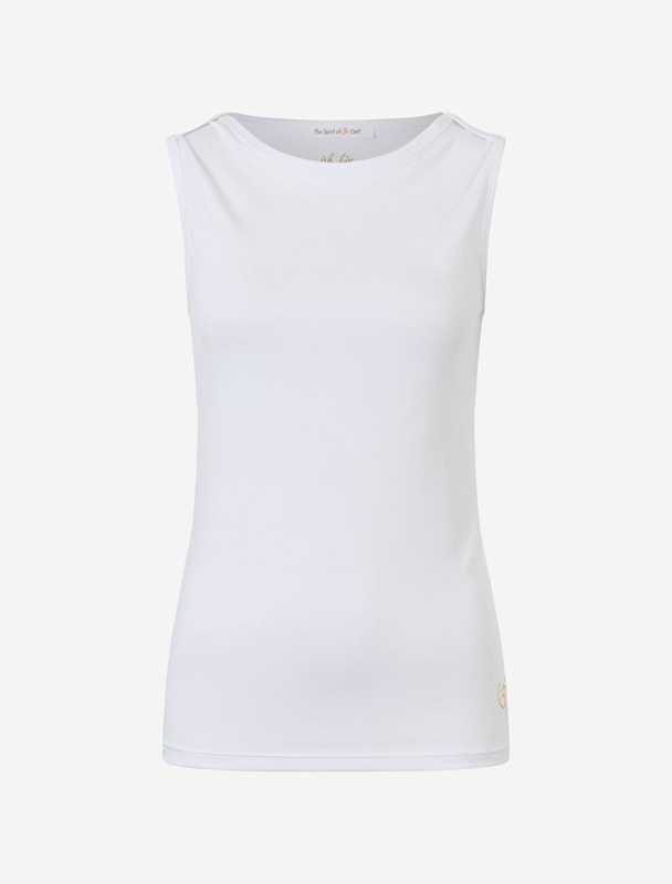 Tanktop Bambus high-neck - wei�