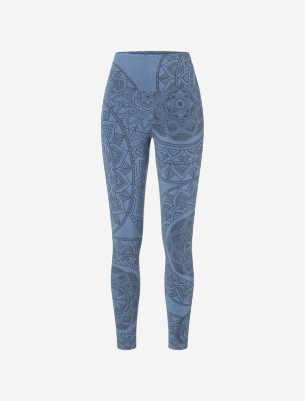 Yoga Leggings &quote;Guna&quote; - enzianblau
