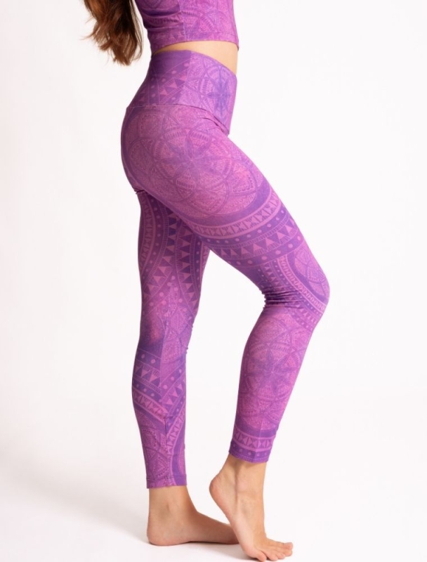 Yoga Leggings 7/8 &quote;Mabu&quote; Bhati Spirit - magnolie