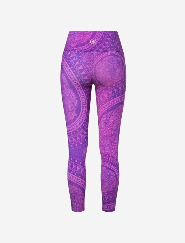 Yoga Leggings 7/8 &quote;Mabu&quote; Bhati Spirit - magnolie