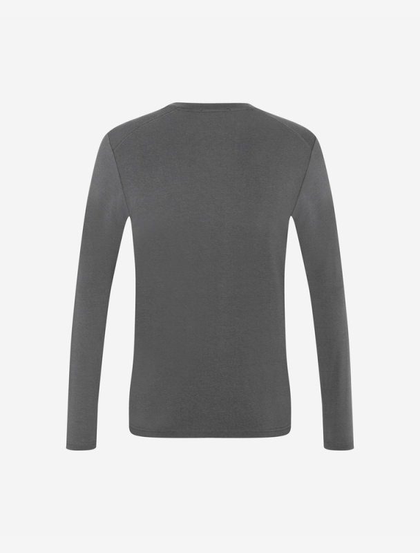Longsleeve Bambus men turmalingrau