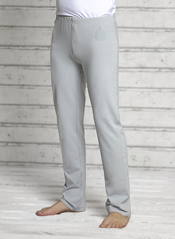 Wellnesshose - silbergrau