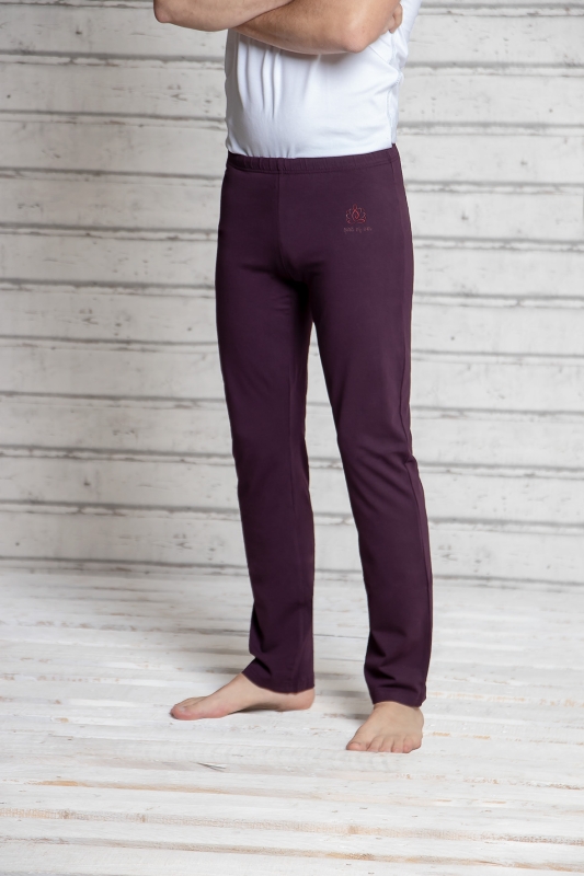 Wellnesshose - aubergine